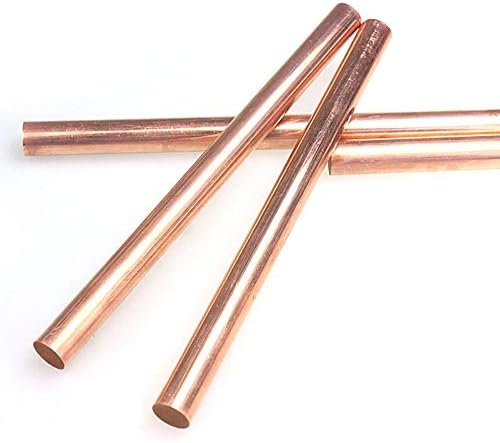 Lqsxjgrt puro cobre cu hastes de metal diâmetro de 80 mm de comprimento 100 mm