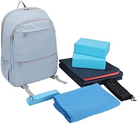 EKE YOGA Starter Conjunto de ioga MAT+Yoga/Sport Backpack+Blocos de Yoga+Alta All Supplies Yoga Em uma mochila