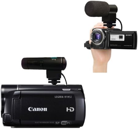 Microfone estéreo NC digital com pára -brisas para Canon Vixia HF S11