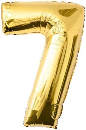 Nuolux 40 polegadas Balão de folha de ouro, Jumbo número 70º balão para festas de aniversário de