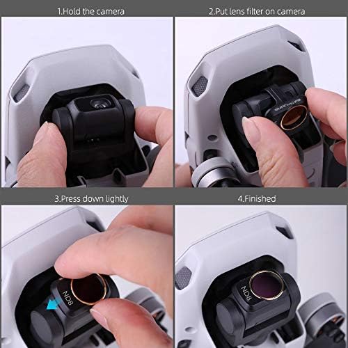 Conjunto de filtros de lente Compatível com DJI mini 2/Mavic mini/mini se/mini 2 SE Acessórios 6pcs filtro