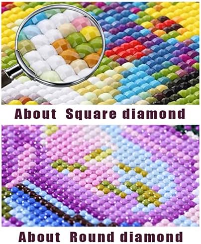 Arte de pintura de diamante grande, cada um por kits de números, DIY 5D Diamond Diamond Square Praça Full Drill