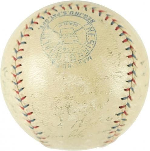 1929 O time da World Series Champs da Philadelphia Athletics Athletics assinou Baseball PSA -