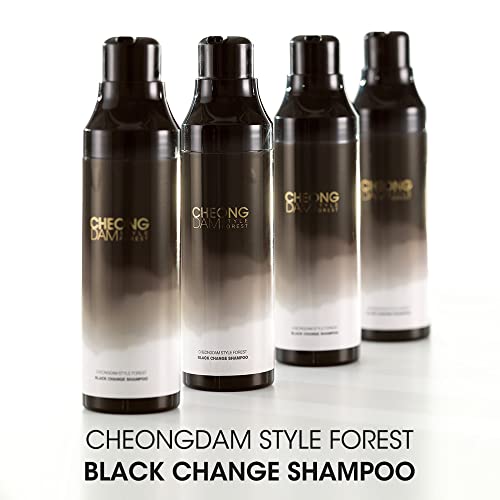 Shampoo de Mudança Black da floresta de estilo Cheongdam | Melhoria do volume do cabelo | Peptídeo
