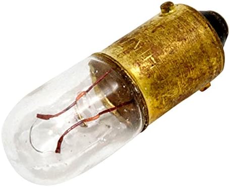 CEC Industries 1847 lâmpadas, 6,3 V, 0,945 W, Ba9s Base, forma T-3,25