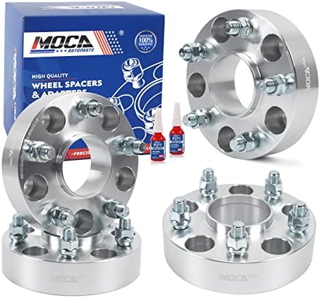 MOCA 4pcs Spacers de roda de 1,5 polegadas 5x127 a 5x127mm Padrão do parafuso 71,5 mm Bore M14x1.5