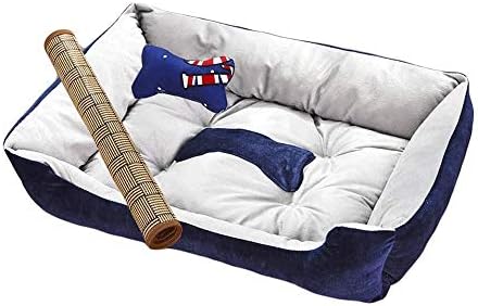 Scdcww Cama de cachorro confortável tamanho médio, cama de cachorro Tamanho médio macio e confortável cama de estimação,