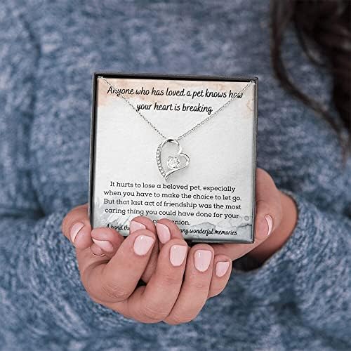 Jóias de cartão de mensagem - Presentes para mulheres, colar artesanal Colar de simpatia de animais de