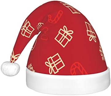 Chapéu de Natal, chapéu de decoração de luzes LED, chapéu de Papai Noel, chapéu de Natal luminoso