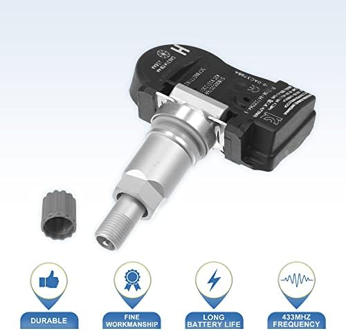 X AutoHaux 4PCS GX63-1A159-AA C2D47173 Sensor do Sistema de Monitoramento de Pressão dos Pneus TPMS Sensor 433MHz
