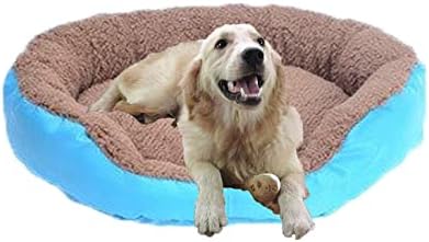 Cão de cama redonda gato 3 - cobertores de cachorro para cães grandes - lavável lã quente lã macia almofada
