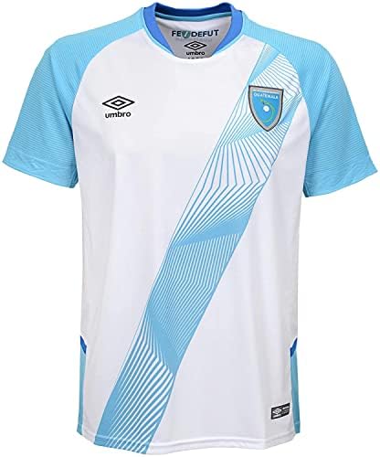 Umbro Youth Guatemala Home Soccer Jersey-White