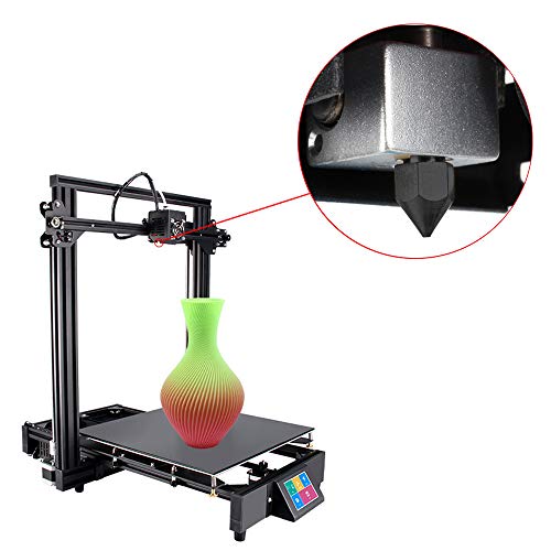 Bocais de impressora 3D, AULUFFT 5pcs Ferramenta de aço endurecida Tool de alta temperatura Resistente