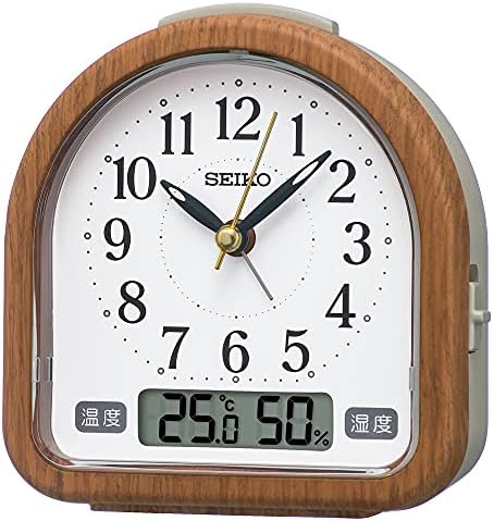 Relógio seiko pyxis Na702w relógio de parede, cinza, diâmetro 11,8 x 2,0 polegadas