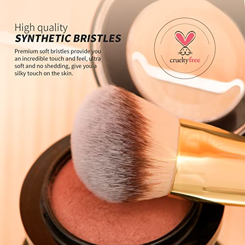 Ducare Foundation Makeup Brush controvável escova de escova angular Top Kabuki Brushes
