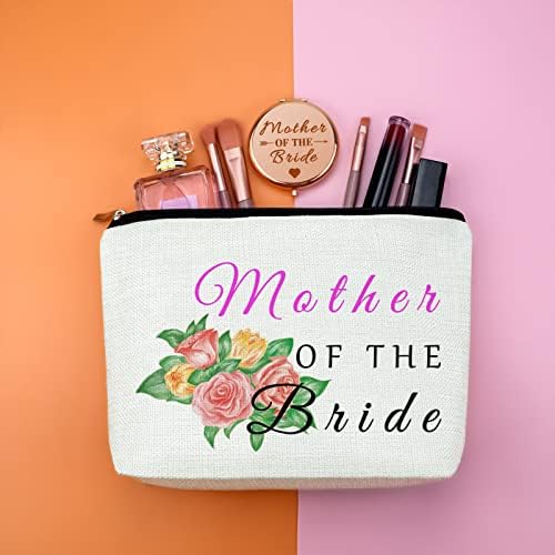 Bridal Shower Gift Makeup Bag Mãe do presente da noiva do Bride Cosmetic Sag