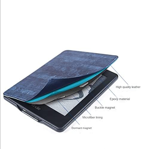Caso para o novo Kindle Paperwhite - Capa de couro leve PU premium com sono/acordamento automático para