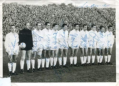 FC Schalke 04 Equipe de futebol de 1964 Autografos, assinados pela foto montada