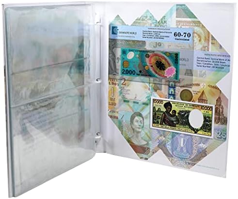 Banknote World Tap & Banknote Album com 25 bolsos
