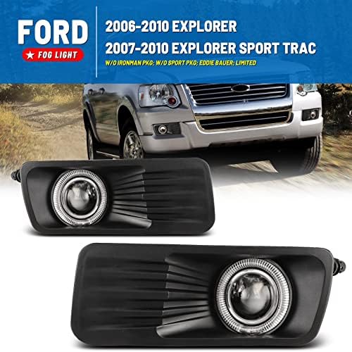 Luzes de nevoeiro compatíveis para Ford Explorer 2006-2010 Explorer Sport Trac 2007-2010 Lâmpadas de substituição