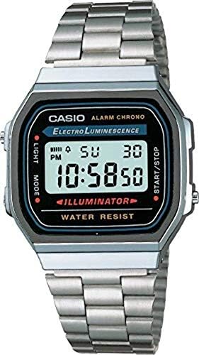 Relógio de iluminador Casio A168W-1