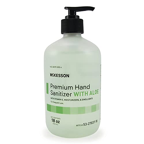 McKesson Gel Sinitizador de mãos com aloe, limpeza e hidratação de mãos - aroma da água da primavera,