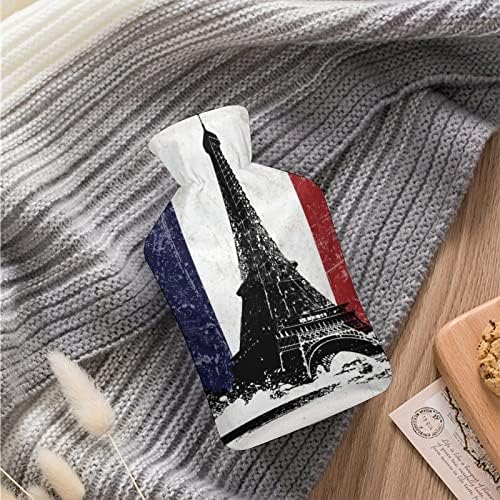 Garrafa de água quente da bandeira da França Eiffeltew