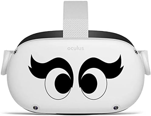Ameysy Oculus Quest 2 adesivos - VR Headset Oculus Quest 2 Skin - Decalques de vinil de anime de anime de