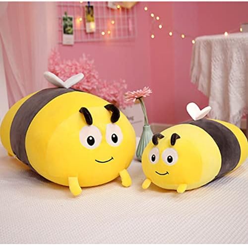 Dexcer 15,7 polegadas/40cm de abelha brinquedo de pelúcia, travesseiro de pelúcia de abelha ， abrigos