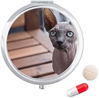 Animal Big Ear Cat Photos Shoot Case Pocket Medicine Storage Caixa de contêiner Dispensador