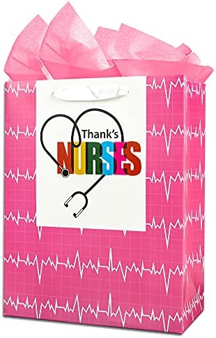 Sacos de presente de graduação de enfermagem de Hohomark, 13 Grandes agradecimentos de enfermeiras Bolsa