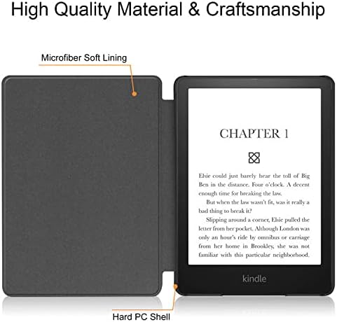 Caso para o Kindle Paperwhite 10th Gen 2018, Case Kindle com Caso de e-Reader à prova d'água Paperwhite,