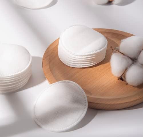 Shino Premium redondo algodão Removedor de algodão almofadas - 100 contas de produtos químicos redondos algodão