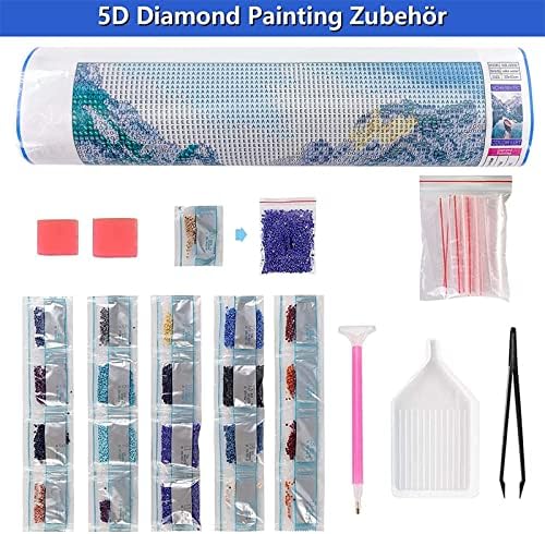 Kits de pintura de diamante navegando arte de diamante para adultos, diamantes pontos de bordado completo