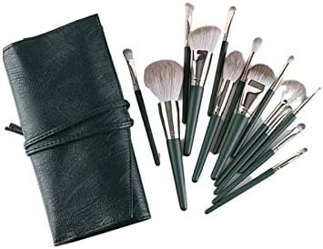 NC Lvyun Makeup Brush Conjunto, conjunto de pincéis de 14 maquiagem, escova de fundação sintética