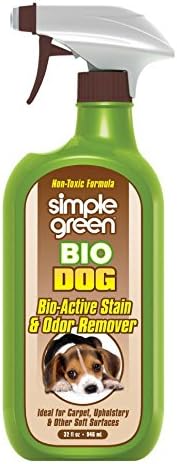 Verde simples 32 oz. Bio Dog Pet Stain and Odor Remover - 2 garrafas