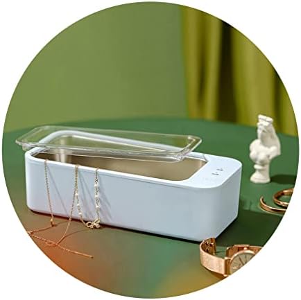 Fifor Limpador de jóias ultrassônicas portáteis, máquina de limpador de joias de 500 ml de sono com 4 timer para