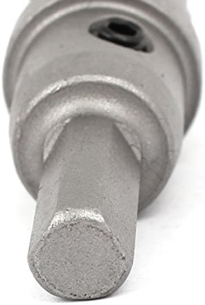 Aexit 21,5 mm SAWS E ACESSORES DIA DIA 10mm Hole reto Hole de serra Twist Drill Drill Brilhas SAWS Tool Grey