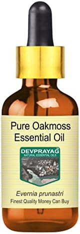 Devprayag Pure Oakmoss Essential Oil com gotas de gotas de vidro de grau natural de grau natural destilado 2ml