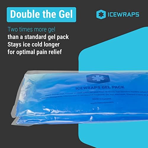 Bolsas de gelo de gelo de 6x12 de 6x12 de gelo para lesões reutilizáveis ​​e pequenas maços de