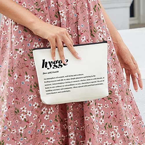 Hygge Definition Gifts for Women Hygge Decor Makeup Bag Citações inspiradas Citações suecas de aniversário