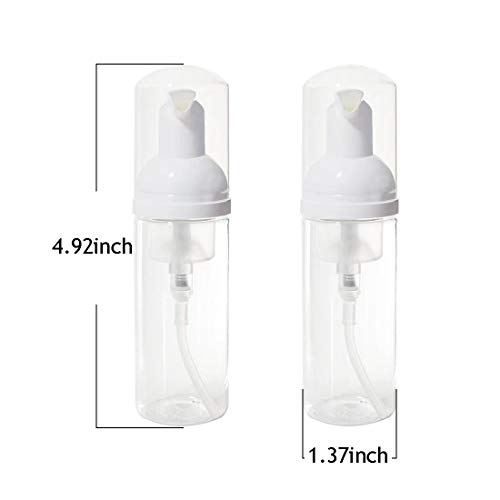 12 PCS Garrafa de sabão em garrafa vazia | Garrafa de dispensador de espuma de plástico | Mini dispensador