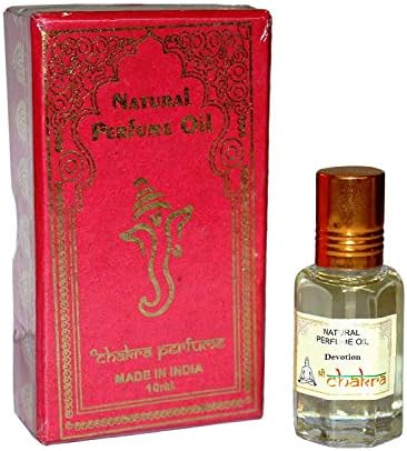 Óleo de perfume natural de chakra attar sem álcool Índia Ittar Perfume 10ml