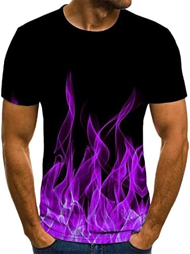 Camisetas de verão masculinas Novelty 3D Pattern camisetas