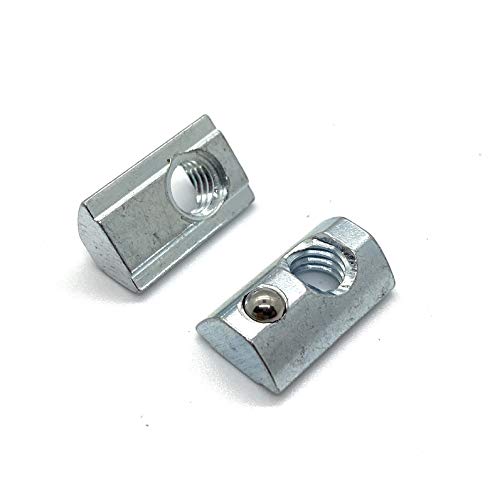 5/16-18 Roll-in T-Nut com mola de bola 24pcs 15 e 40 Perfil de alumínio da série, compatível com 80/20