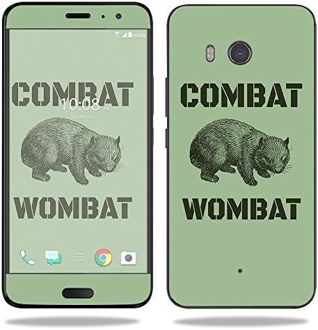MightySkins Skin Compatível com HTC U11 - Combate Wombat | Tampa protetora, durável e exclusiva do