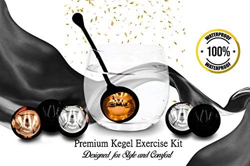 Zen Q Ben Wa Balls for Women Seis Bolas de Kegel Premium Para apertar os produtos de exercício de Kegel recomendados