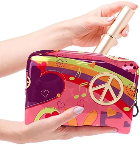 Tbouobt Gifts for Men Mulheres Bolsas de maquiagem Bolsa de higiene pessoal Pequenos sacos de cosméticos, amor