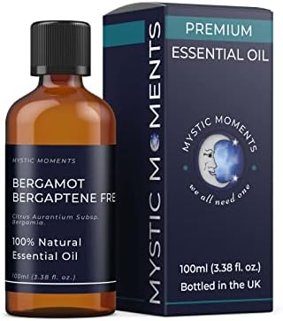 Momentos místicos | Bergamot Bergopteno Free Óleo essencial 100ml - Óleo puro e natural para difusores, aromaterapia