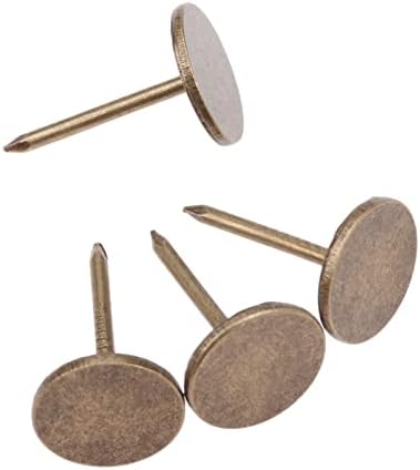 100pcs ferro 11 * 17mm de estofamento de bronze antigo unhas de tambor jóias de jóias móveis de mobília